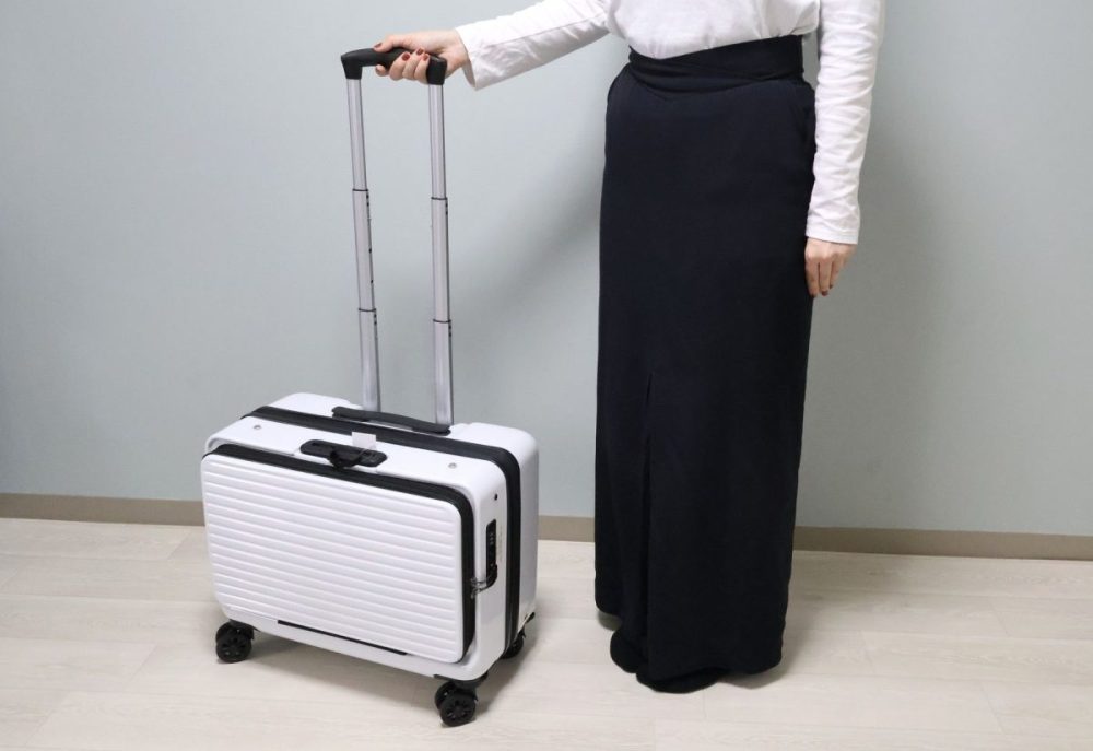 横型スーツケースとして利用