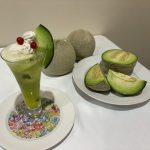 ロイヤルホスト　メロンジュレクリームソーダ