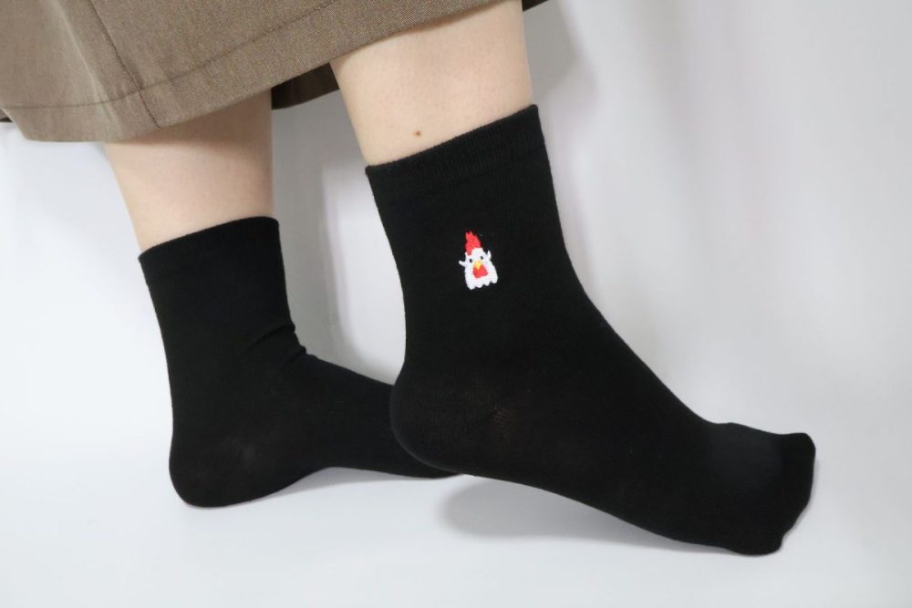 からあげクン靴下ブラック