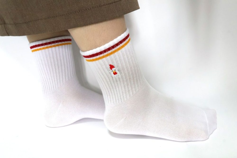 からあげクン靴下ライン