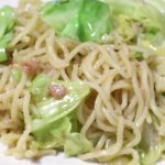 食材が麺とキャベツだけでも美味しく仕上がる
