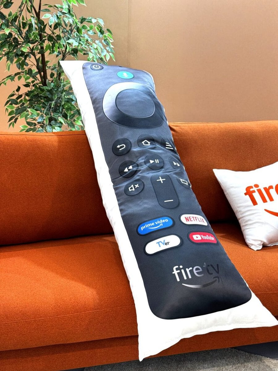 Amazon「Fire TV Stick HD」発表会会場にあったクッション