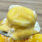 マンゴーピューレの甘みにパッションフルーツのさわやかな酸味が重なったエキゾチッククリームは、こっくりと濃厚なのに後味爽やか