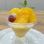食後にちょうど良いサイズ感が◎「フレッシュマンゴーのパルフェ」