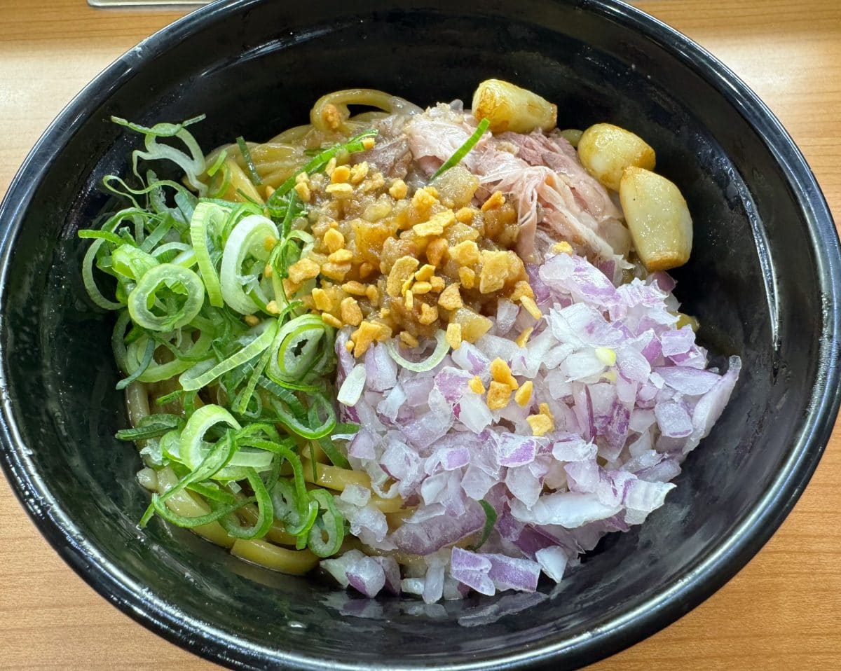 藤原系 禁断のにんにくMAXまぜそば
