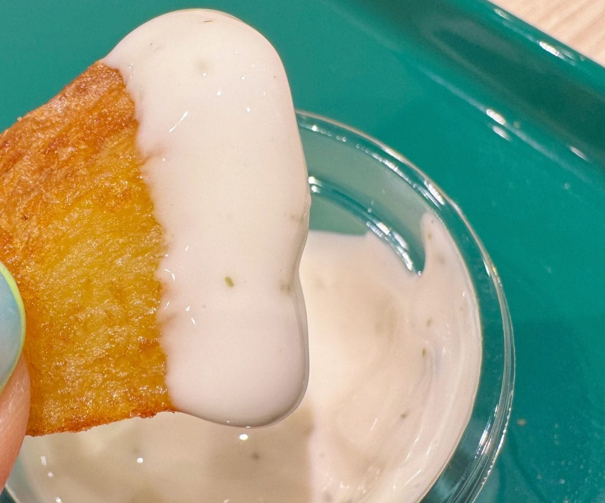 ポテトにディップ！