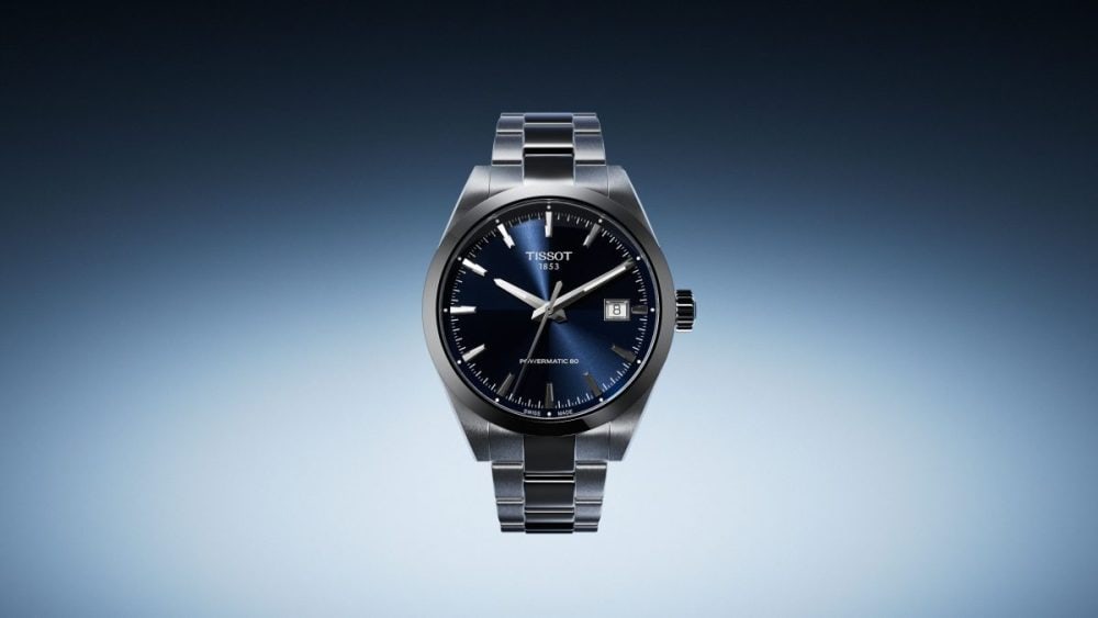 ティソ「ティソ ジェントルマン 38㎜」￥115,500／自動巻／38㎜径／パワーリザーブは80時間／10気圧防水