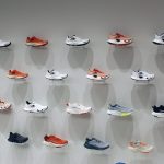 トライルランニング、ロードランニングなどのカテゴリー毎にディスプレイされている