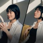 ⾳楽再⽣中にヘッドホンを外すと⾃動で⼀時停⽌し再度装着すると再⽣を再開する装着検出機能の搭載