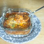 牛肉のほかに粒状大豆たん白も使用されていますが、原材料を確認するまで肉が多めで嬉しいと思えたほど違和感なく食べられました