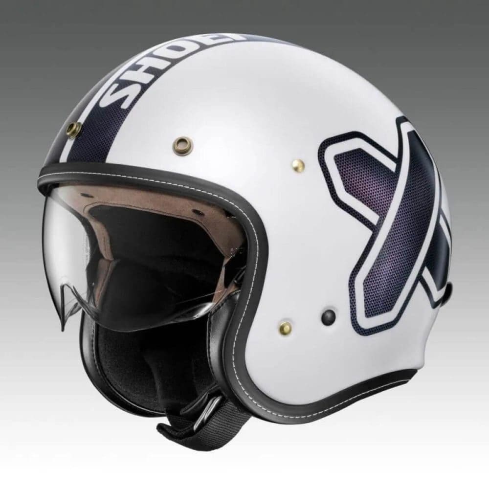 第1位　【街乗りライダー必見】SHOEIの最新ヘルメットに一目惚れ！大胆な「クロスロゴ」が遊び心をくすぐるネオクラシックモデルの大正解