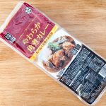 「やわらか角煮カレー」は2人前500gで、100gあたり160kcalと意外にも3種の中でもっともローカロリー