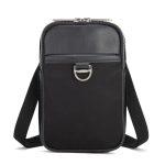 ゼロハリバートン「ラウンドジップミニショルダー」￥18,700／W12×H19×D3㎝