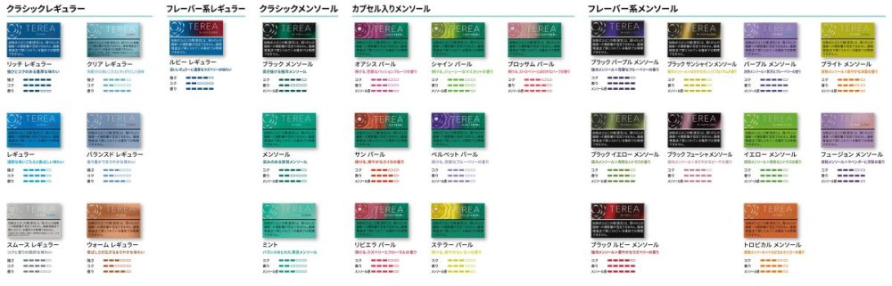 今回の「テリア ベルベット パール」の発売に伴い、「テリア」製品のラインアップは全27銘柄となる