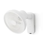 シロカ「壁掛けふわビューン」￥12,980／幅28×奥行26.5×高さ34.8㎝／2.1㎏／風量8段階