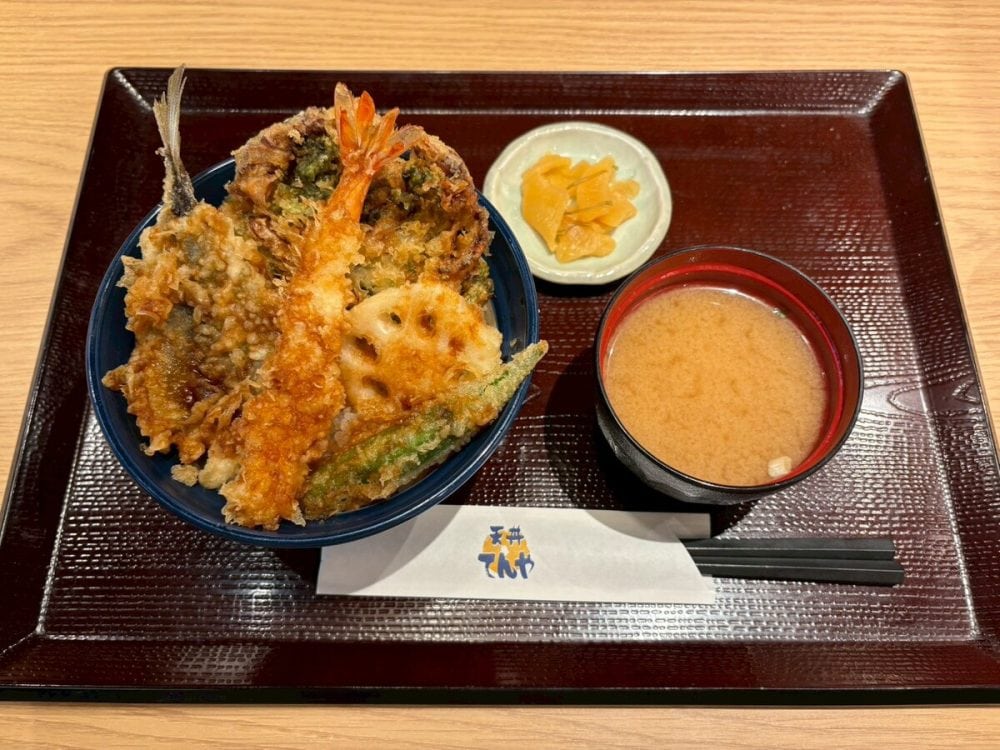 てんや　海かぜ天丼（みそ汁付）