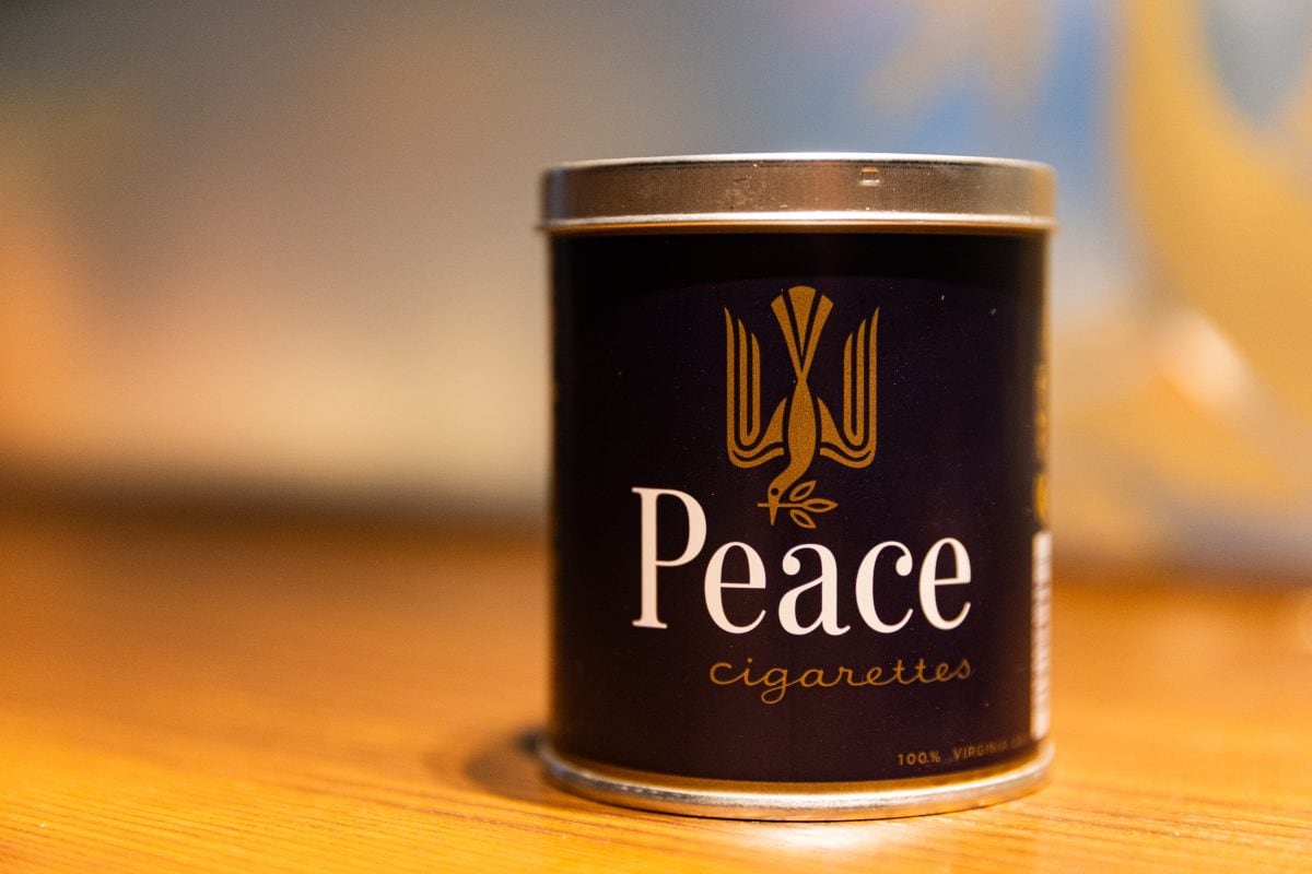 JT「Peace 80周年記念 Peaceful」銀座のバー「Ginza Bar L’aurora」で開催 ピース(50本入)