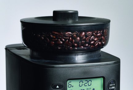シロカ コーン式全自動コーヒーメーカー カフェばこPRO SC-C261 「豆もたっぷり保存」