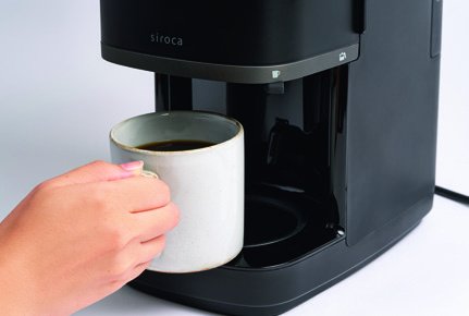 シロカ コーン式全自動コーヒーメーカー カフェばこPRO SC-C261 「マイマグに直接抽出」