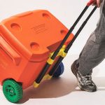 ハンドル＆車輪で移動も楽ちん