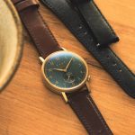 メーカーズ ウォッチ ノット　オートマティックスモールセコンド CAS-36YGGN、栃木レザーベルト