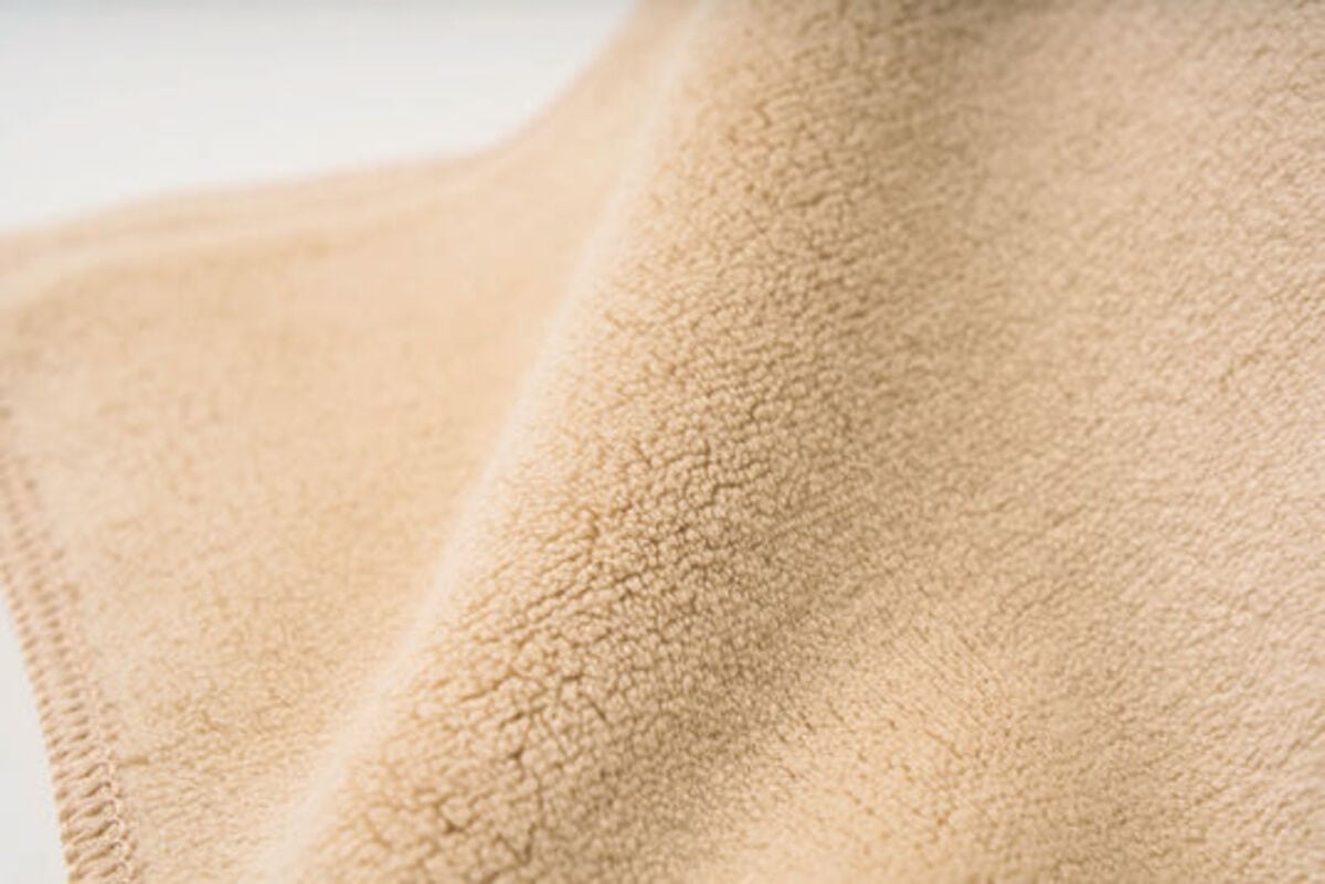 高い吸水力を持つ高密度のマイクロファイバー繊維を採用