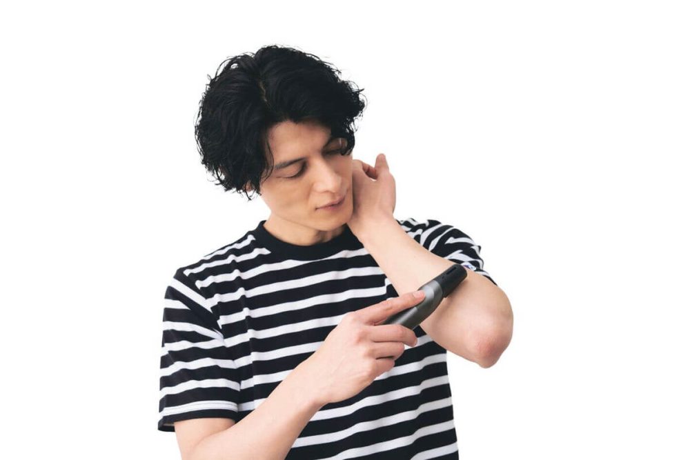 刃部分が大きく広範囲が一度に剃れる