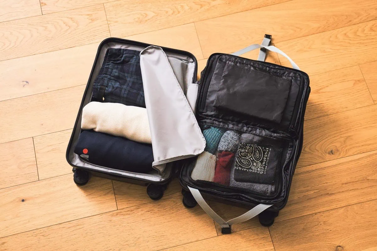 無印良品ブランド×2セット 一度使ったら必ず驚く“無印良品の二刀流バッグ”、「360°出し入れ可能っ