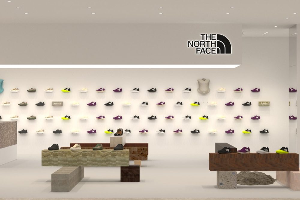 「THE NORTH FACE FOOTWEAR SHINSAIBASHI」はザ・ノース・フェイスとしては初のシューズ専門店