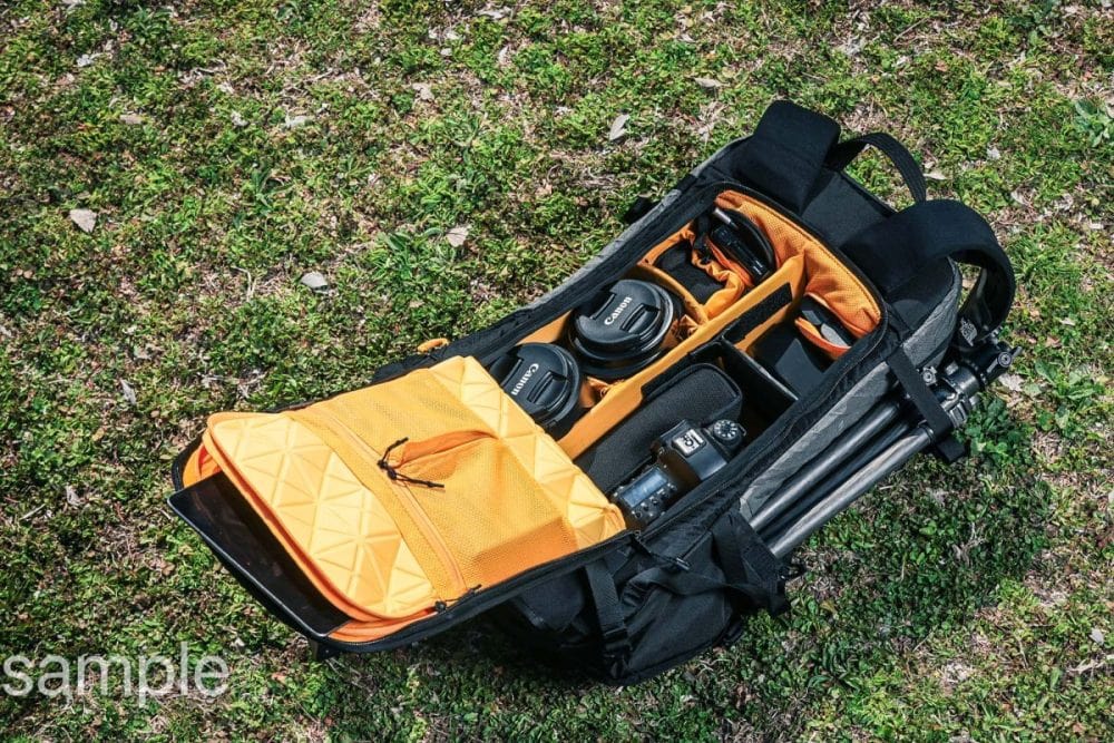 エタ30に中村さんの撮影機材をセット