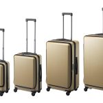 機内持込（01551）、預け入れ（01553）、預け入れ（01555）でもヘアラインゴールドをラインナップ