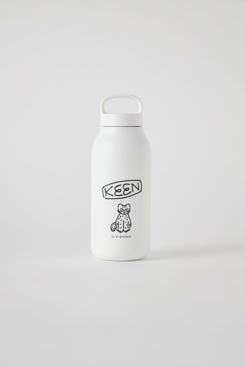 キーン「US4 LOGO BOTTLE 18.6 OZ」￥6,050／550㎖／220ｇ／保温68℃以上・保冷7℃以下（6時間）