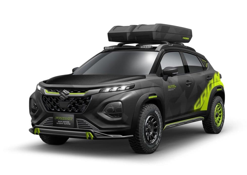 サイドアンダーガーニッシュは、東京オートサロン2025に参考出品した「フロンクス SEA BASS NIGHT GAME」のデザインを採用