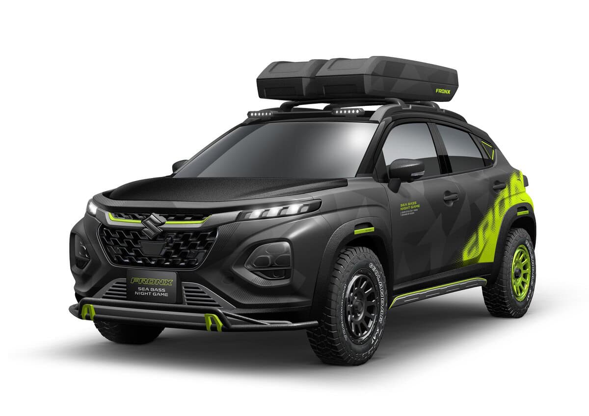 サイドアンダーガーニッシュは、東京オートサロン2025に参考出品した「フロンクス SEA BASS NIGHT GAME」のデザインを採用
