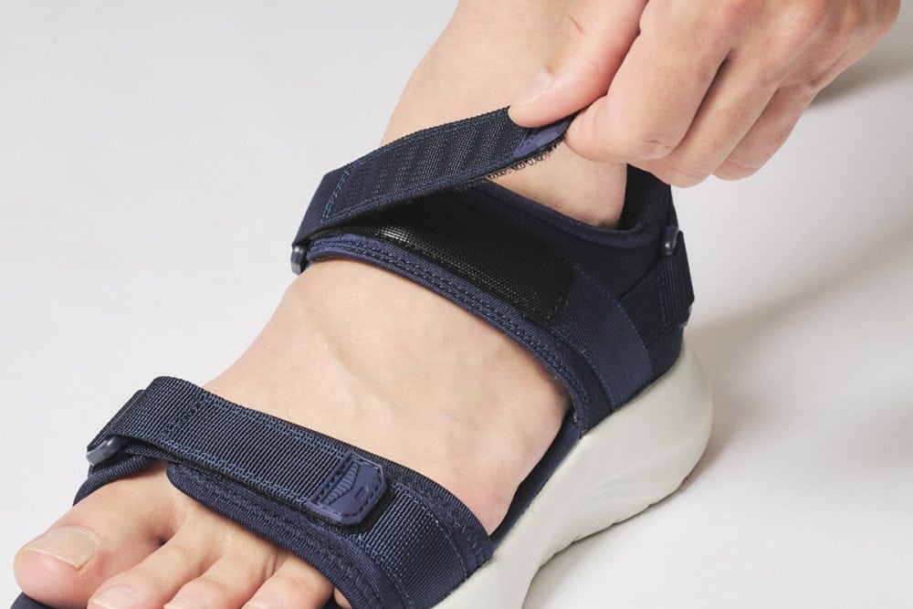自分の足型に適切にフィットできる