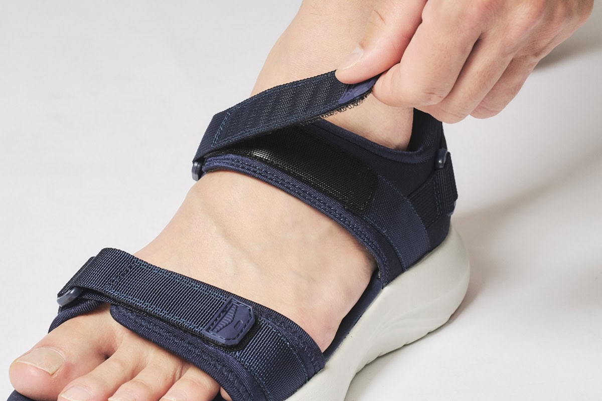 自分の足型に適切にフィットできる