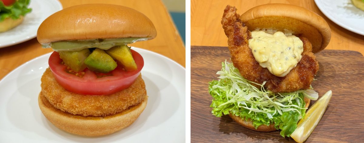 海老好き垂涎の“贅沢海老バーガー”2品