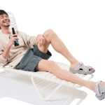 ヒールストラップを外してバカンススタイルに！