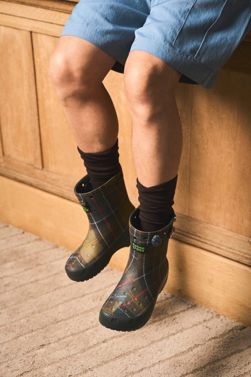 バブアー×クロックス ブーツ ￥14,850