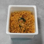 まるか食品「ペヤング 背脂風四川麻婆味やきそば」和と中華がミックスされた味わいが新鮮でした