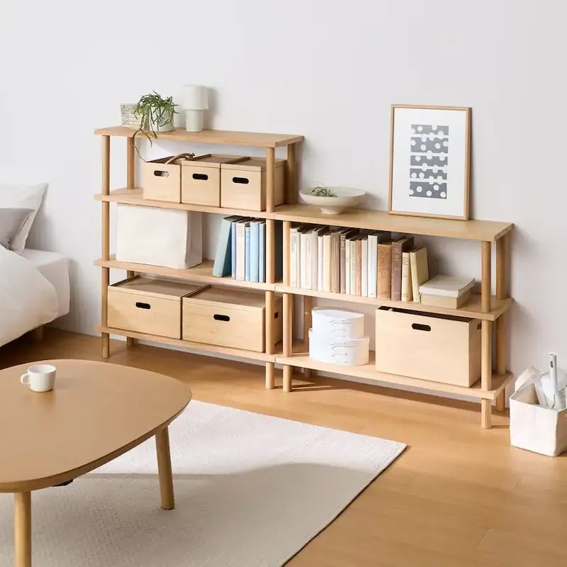 第3位　【無印マニアのこれ買い】部屋のごちゃつき解消！工具不要「木製シェルフ」と新色「スチール棚」が春の模様替えにおすすめ