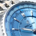 ブライトリング ナビタイマー オートマチック GMT 41　「双方向回転ベゼルによって様々な計算が可能な回転計算尺が、ナビタイマーのアイデンティティだ」