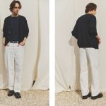 「Roomy(57261048)」¥35,200、「YYYYYYY Tee(57261902)」¥16,500/すべてヤヌーク