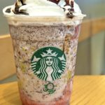 スターバックスコーヒー「イチゴ チョコレート フラペチーノ」カスタマイズ済みの画像