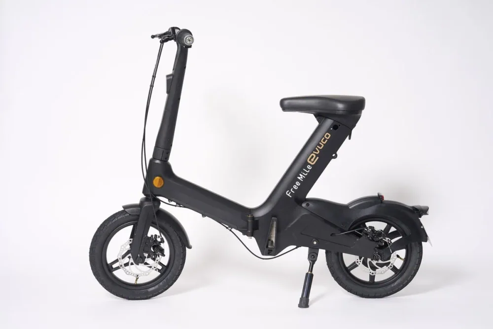 第2位「チェーンがない電動自転車!?」何もついてないのが潔い！免許不要の特定小型原付“FreeMile evuco”を試乗してみた