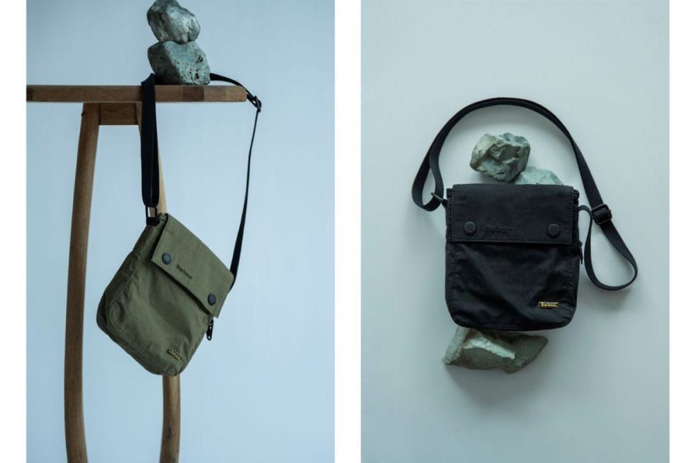 バブアー for アダム エ ロぺ「EX TRANSPORT CROSSBODY BAG」各¥13,200/W17×H20×D4.5㎝/200g/2色展開