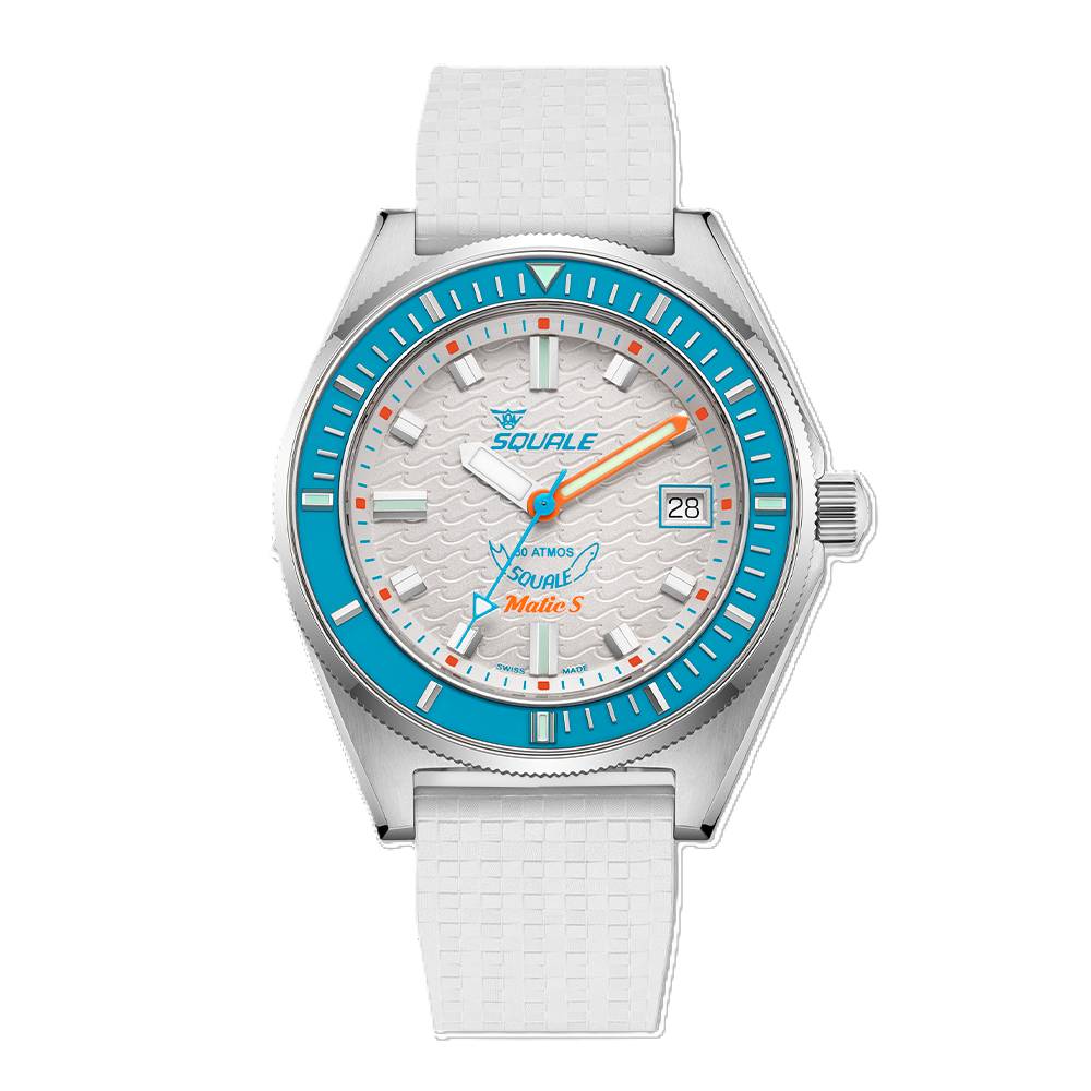 スクワーレ「MaticS（MATICLBWT.MRWT）」￥286,000／自動巻／39.5㎜径／パワーリザーブは38時間／600m防水
