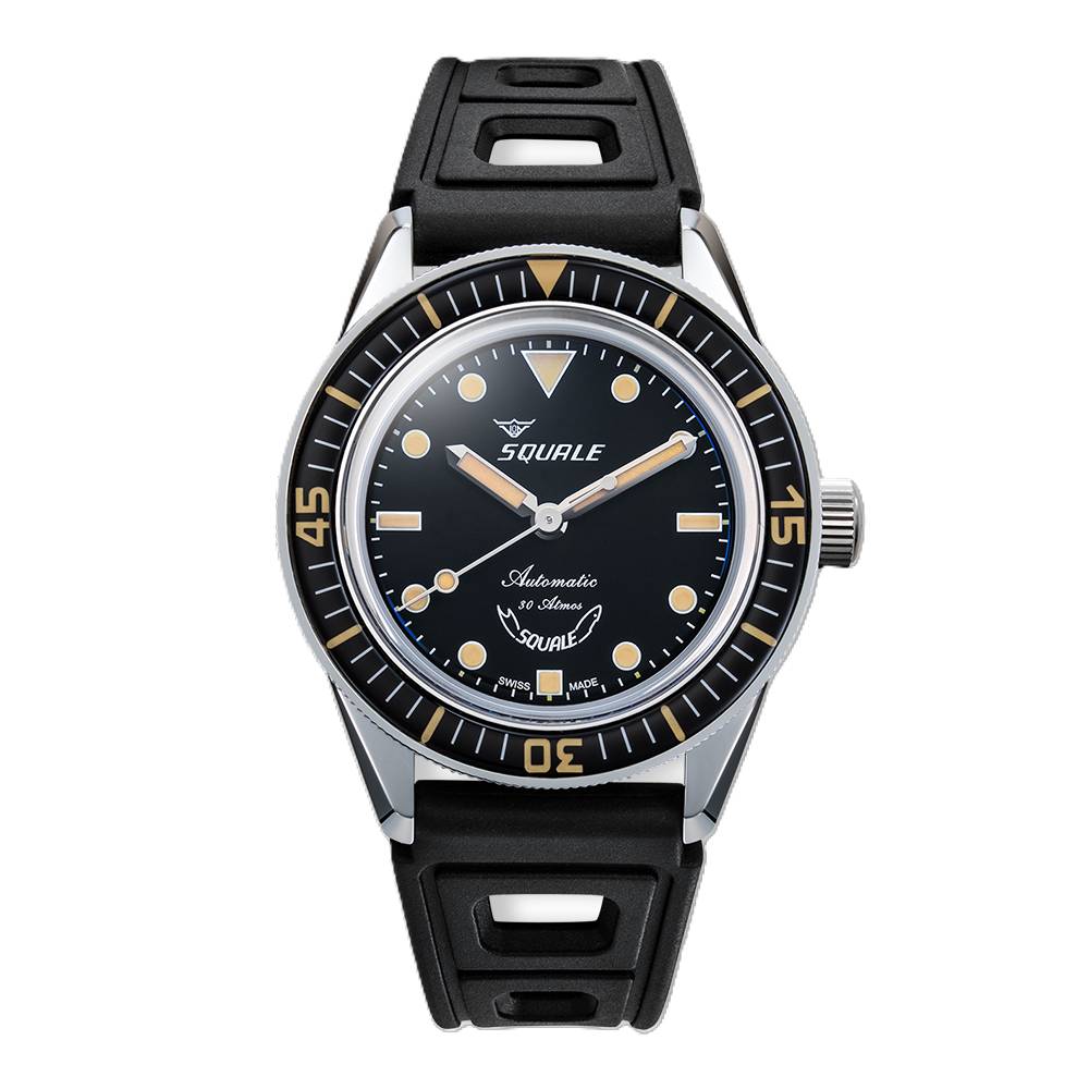 スクワーレ「SUB-37Legend」￥308,000／自動巻／37㎜径／パワーリザーブは38時間／300m防水