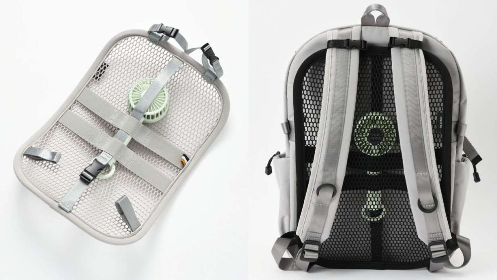 ミレスト MILESTO UTILITY メッシュ ファン パネル Mサイズ￥3,300／W270×H390㎜／165ｇ／2色展開 Lサイズ￥3,520／W280×H450㎜／185ｇ／2色展開