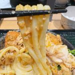 クリーミーなタレがうどんに絶妙に絡み、スルスルと喉を通っていく感覚は快感！